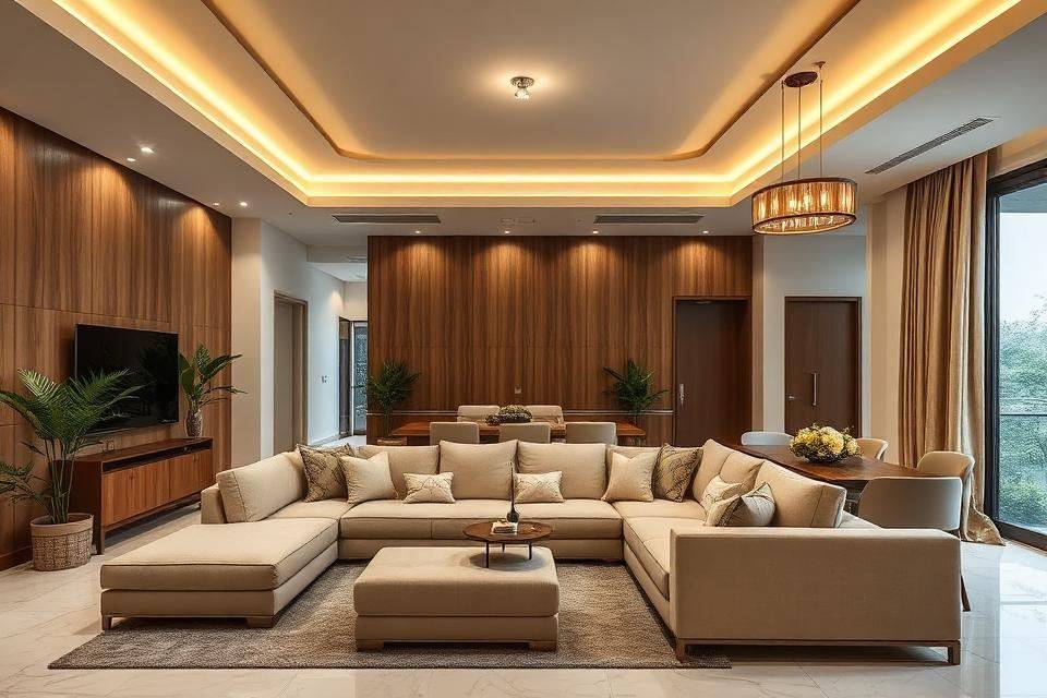 Living + Dining Setup